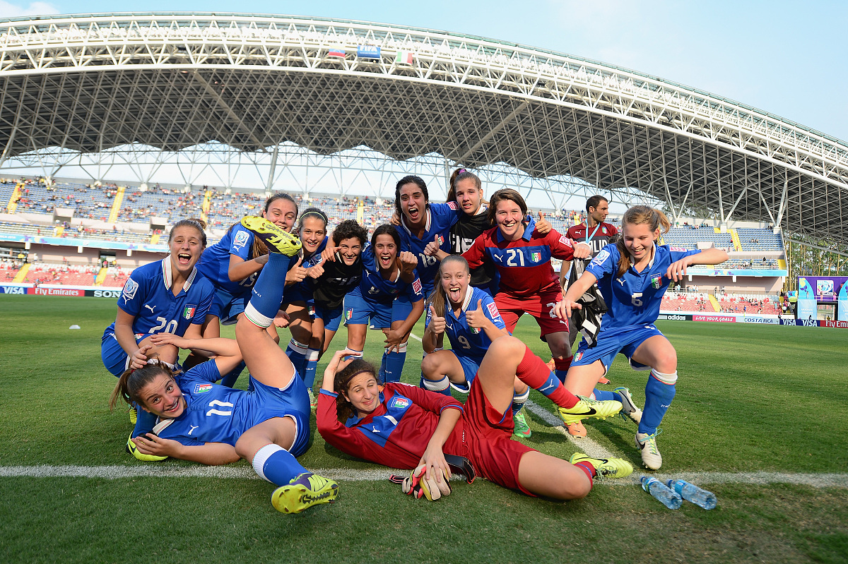 2014年4月4日,哥斯达黎加,2014u17女足世界杯季军战,委内瑞拉vs意大利