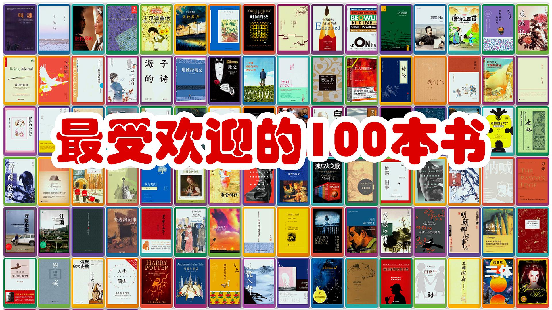 [图]世界读书日:最受国内读者喜爱的100本图书排行榜,你读过几本?