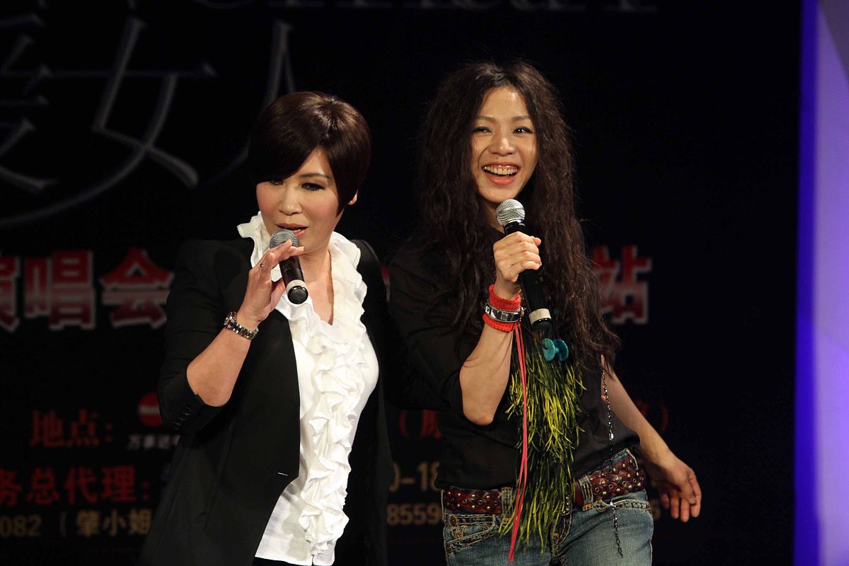 2011年4月20日,北京,"power woman珍爱女人"世界巡回演唱会新闻发布会
