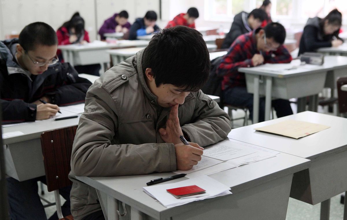 2012年02月05日,上海,复旦大学"千分考"开考.+++_+++上海,复旦大学,大