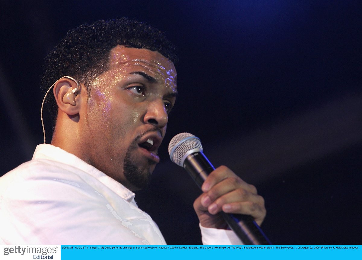 2005年8月8日,英国伦敦,著名歌手克雷格大卫(craig david)在somerset 