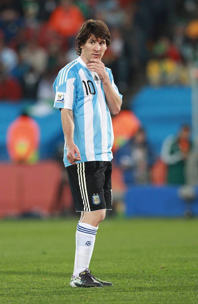 2010年6月12日,南非约翰内斯堡,2010世界杯b组小组赛,阿根廷vs尼日利