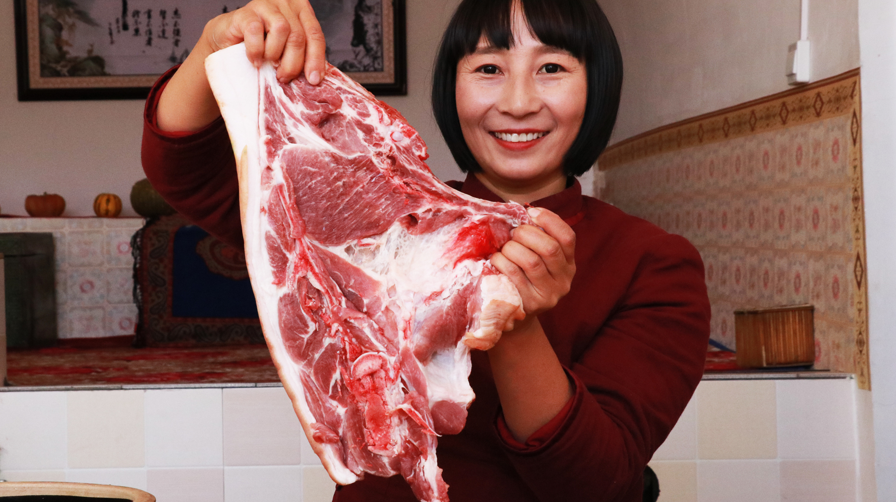 陕北名吃猪肉大烩菜,今天教它的详细做法,肉不关键,酸菜很重要