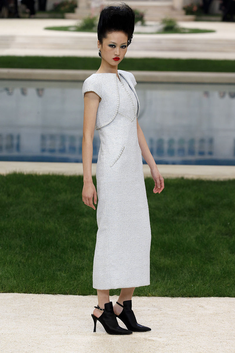 当地时间2019年1月22日,法国巴黎,2019春夏巴黎高定时装周:chanel 品