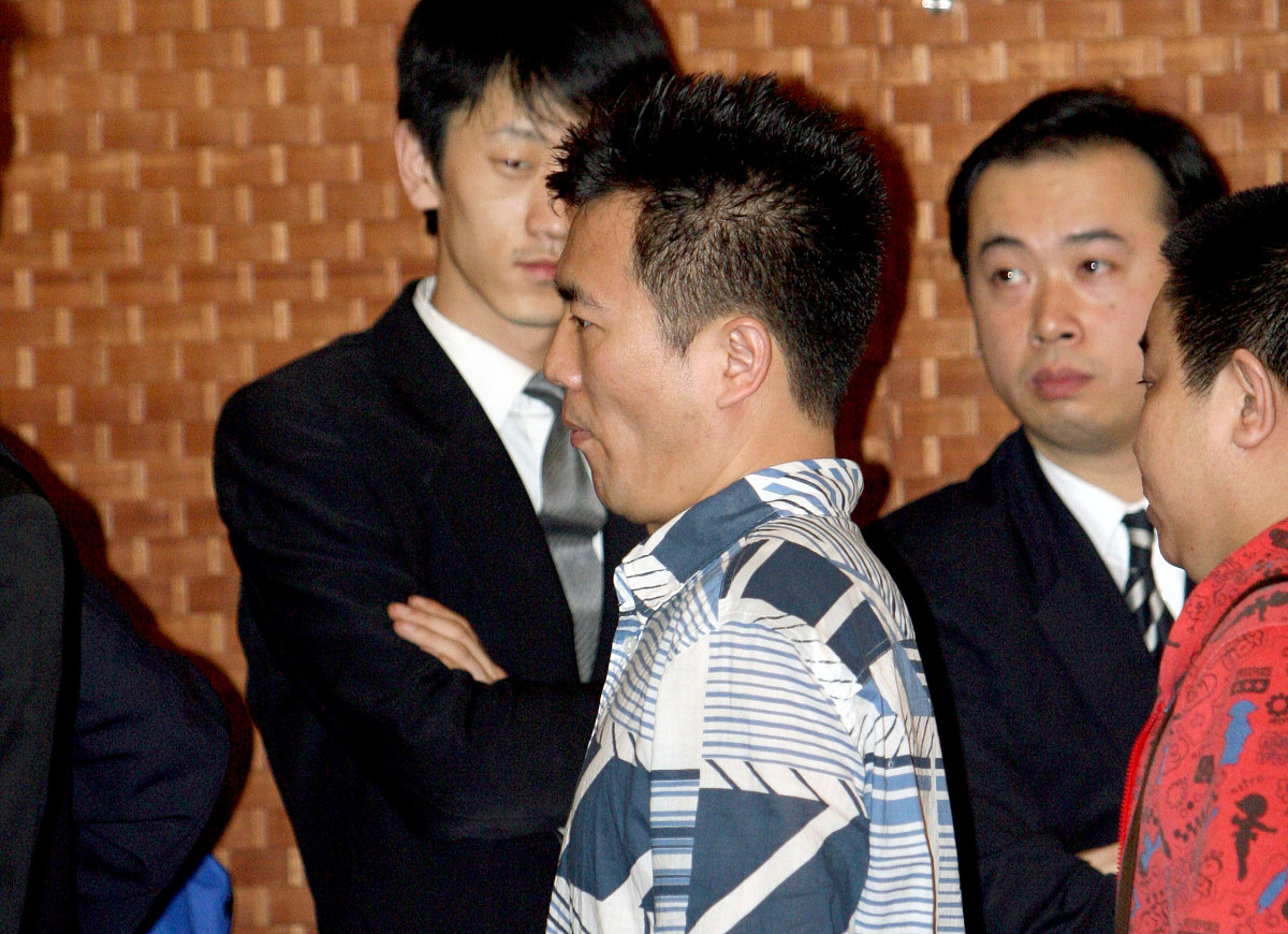 2007年4月19日,中国红十字会李连杰"1基金"启动仪式在北京举行.黄健翔