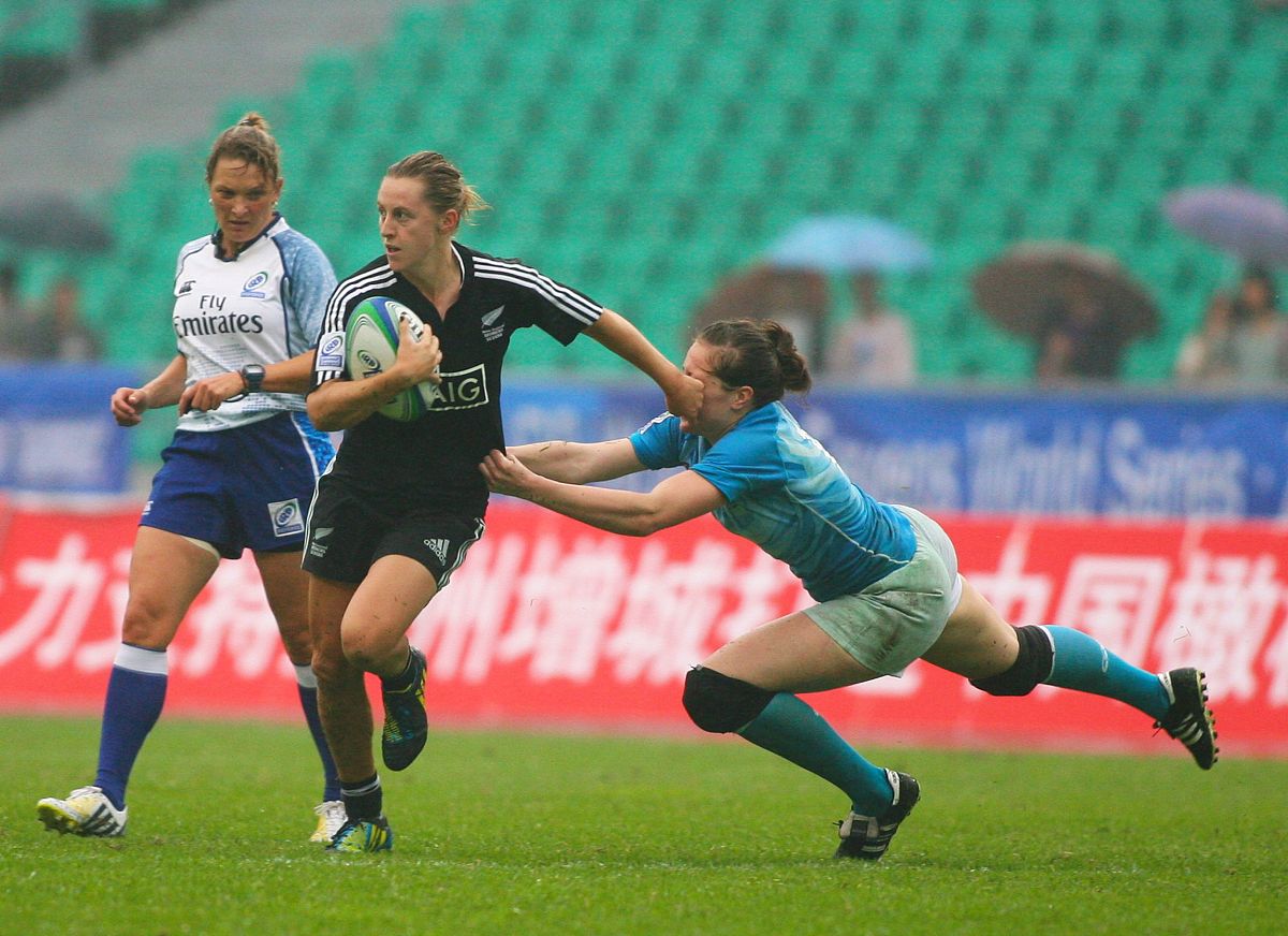 2013年3月31日,广州,2013世界女子七人制橄榄球赛,新西兰vs英格兰.新