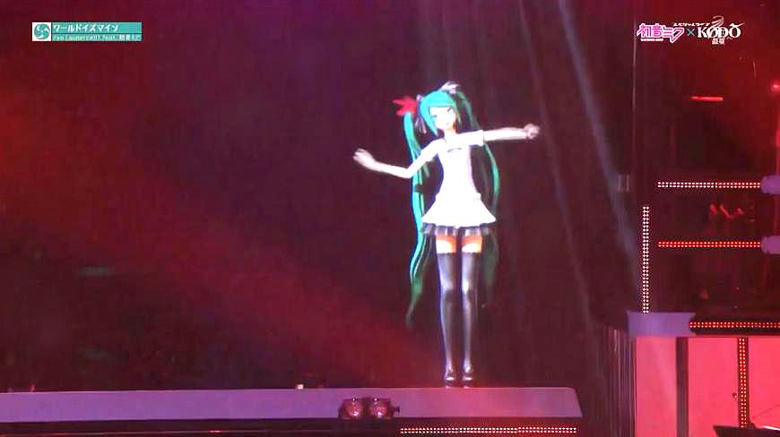 [图]二次元音乐现场版之初音《The World Is Mine》,殿下美美哒!