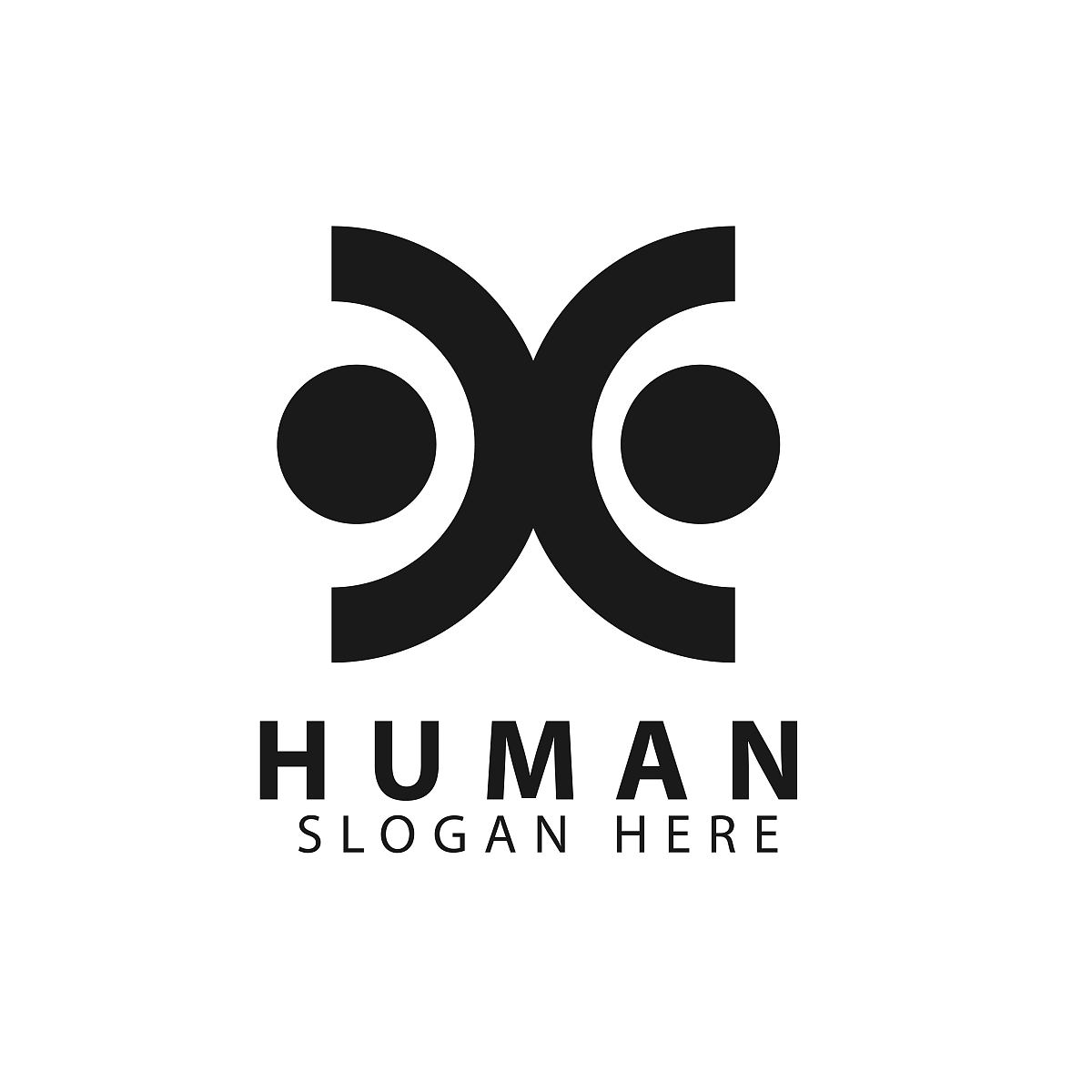 human icon vector template design