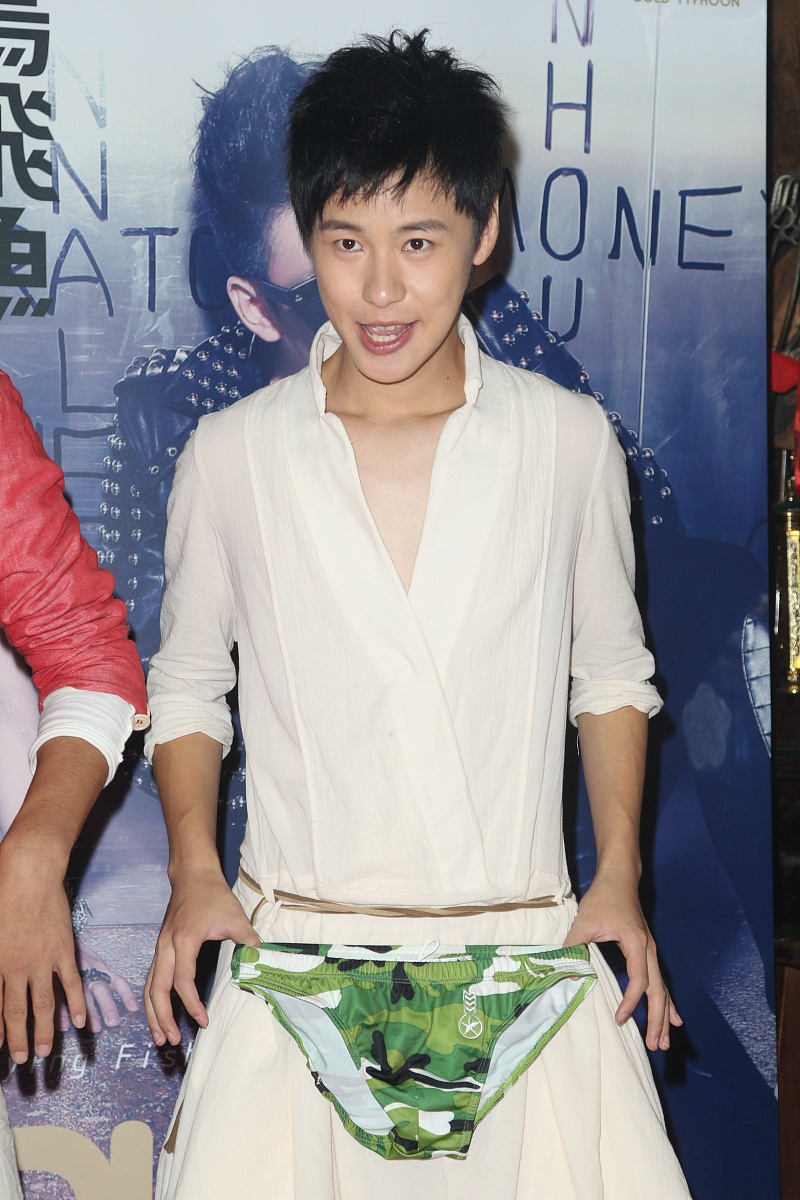 2011年7月20日,台北,男生团体"青鸟飞鱼"宣传新专辑.***_***刘锐(虎虎
