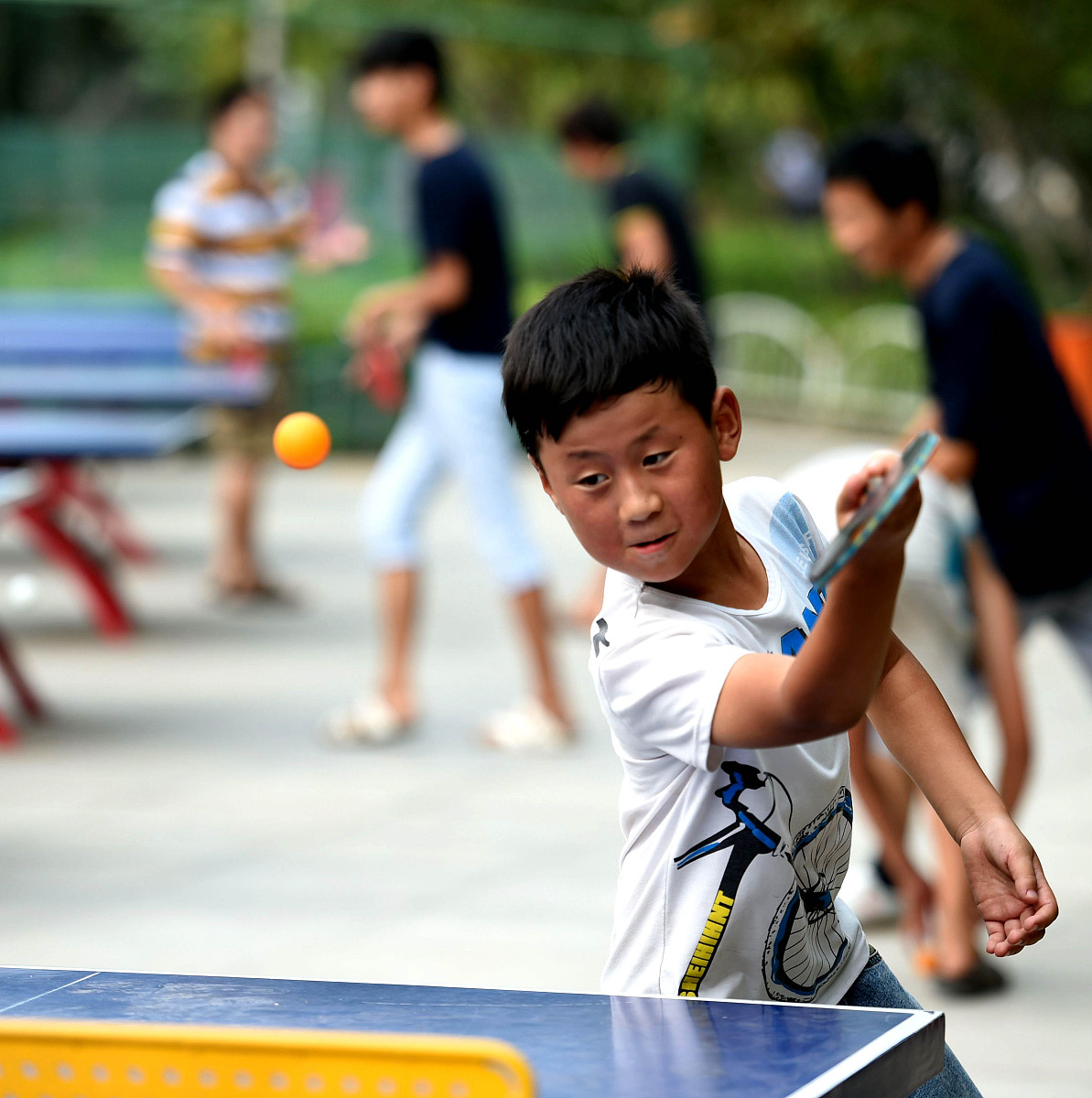 小孩子打乒乓球的好处