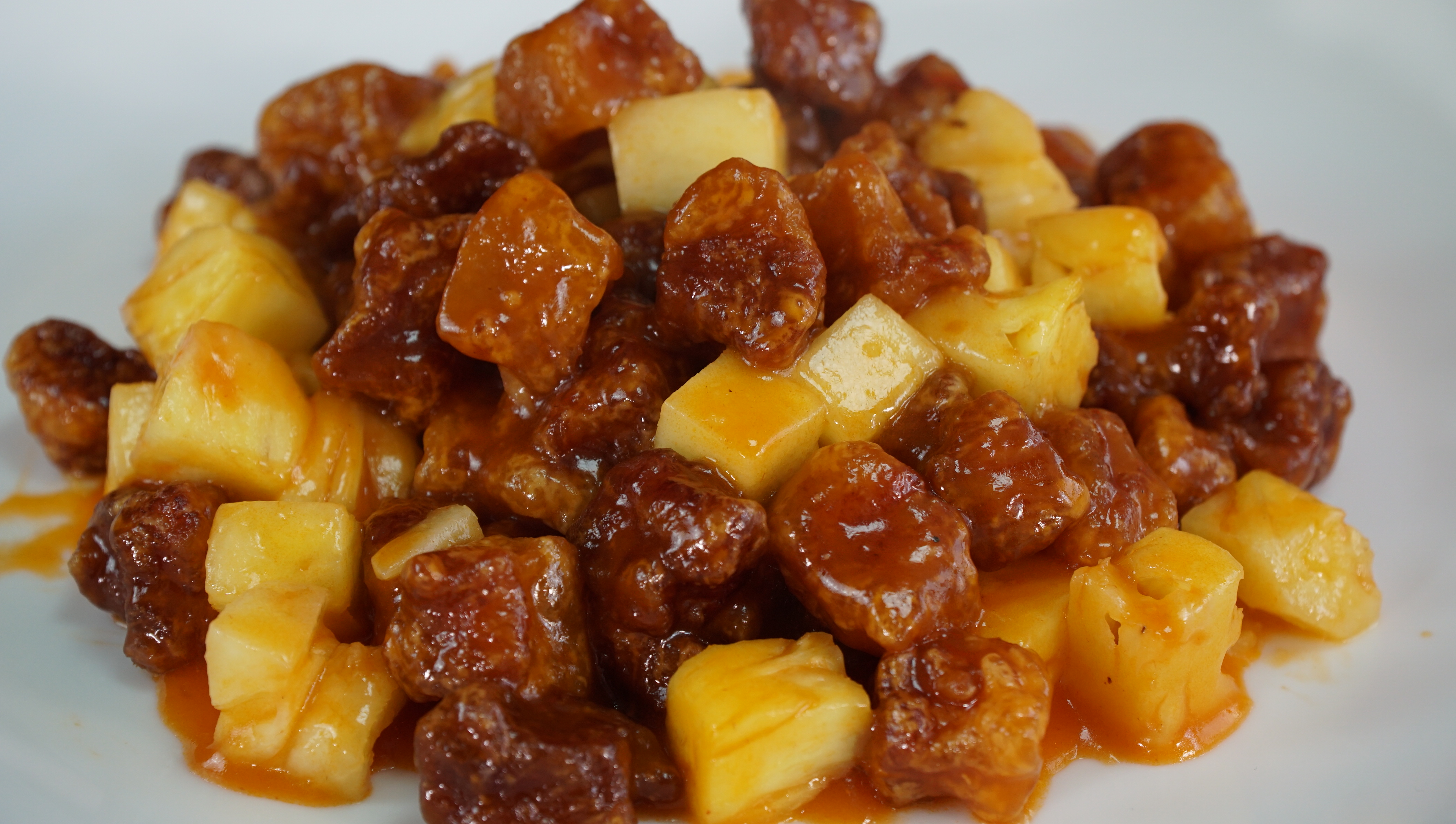 菠萝咕噜肉要想好吃这一步很关键,厨师长亲自教你,2分钟搞定