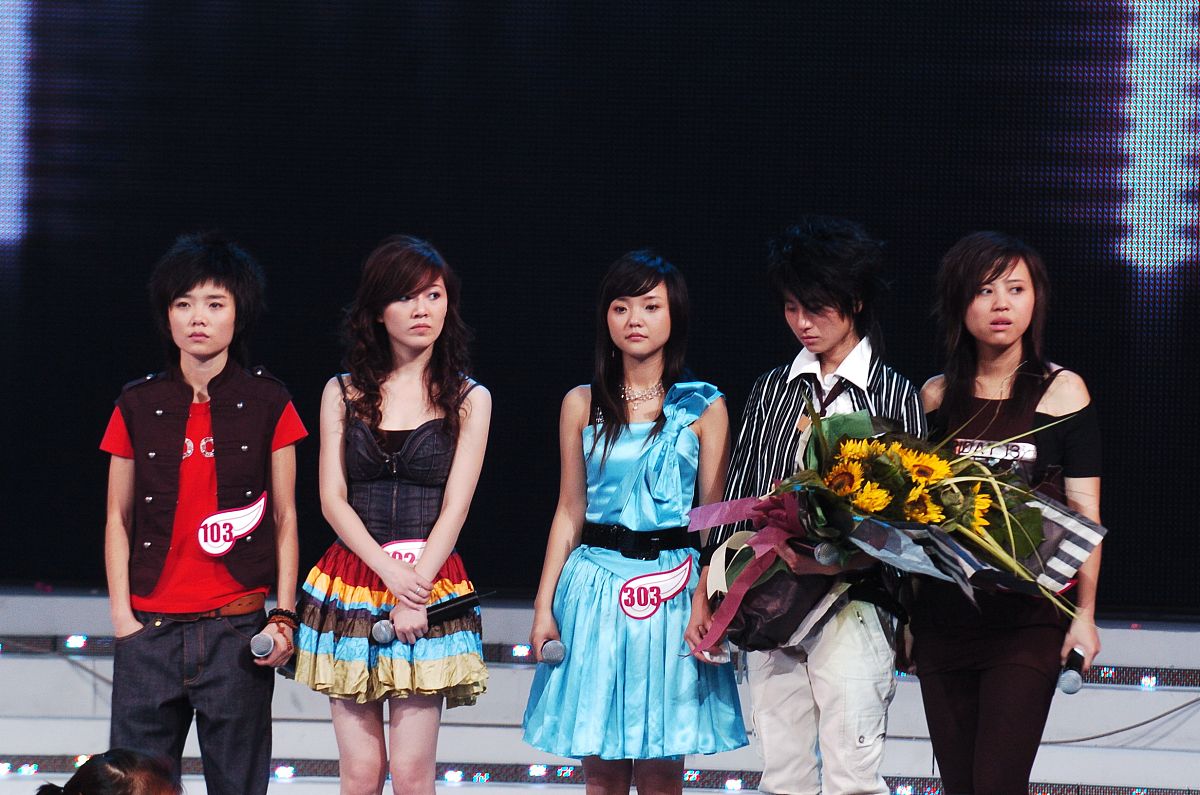 2006年8月25日,湖南长沙,2006快乐中国超级女声入围赛第二场.+++_+++2