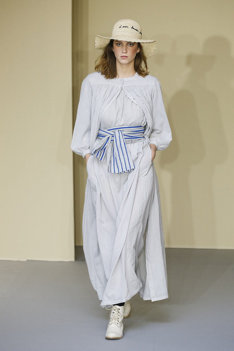 当地时间2017年10月3日,法国巴黎,2018春夏巴黎时装周:agnès b 品牌