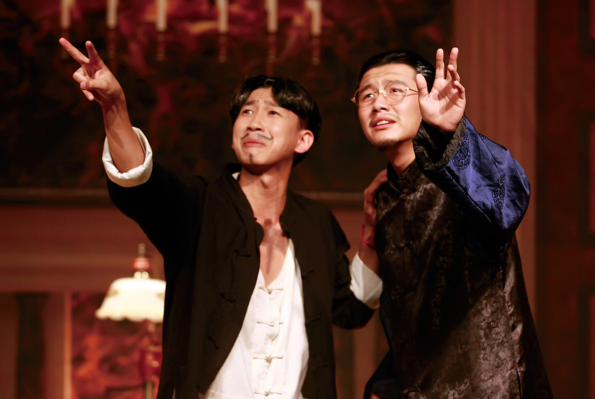 2013年09月05日,天津,年代剧《嘀沽大盗》首场演出.***_***演员精彩表