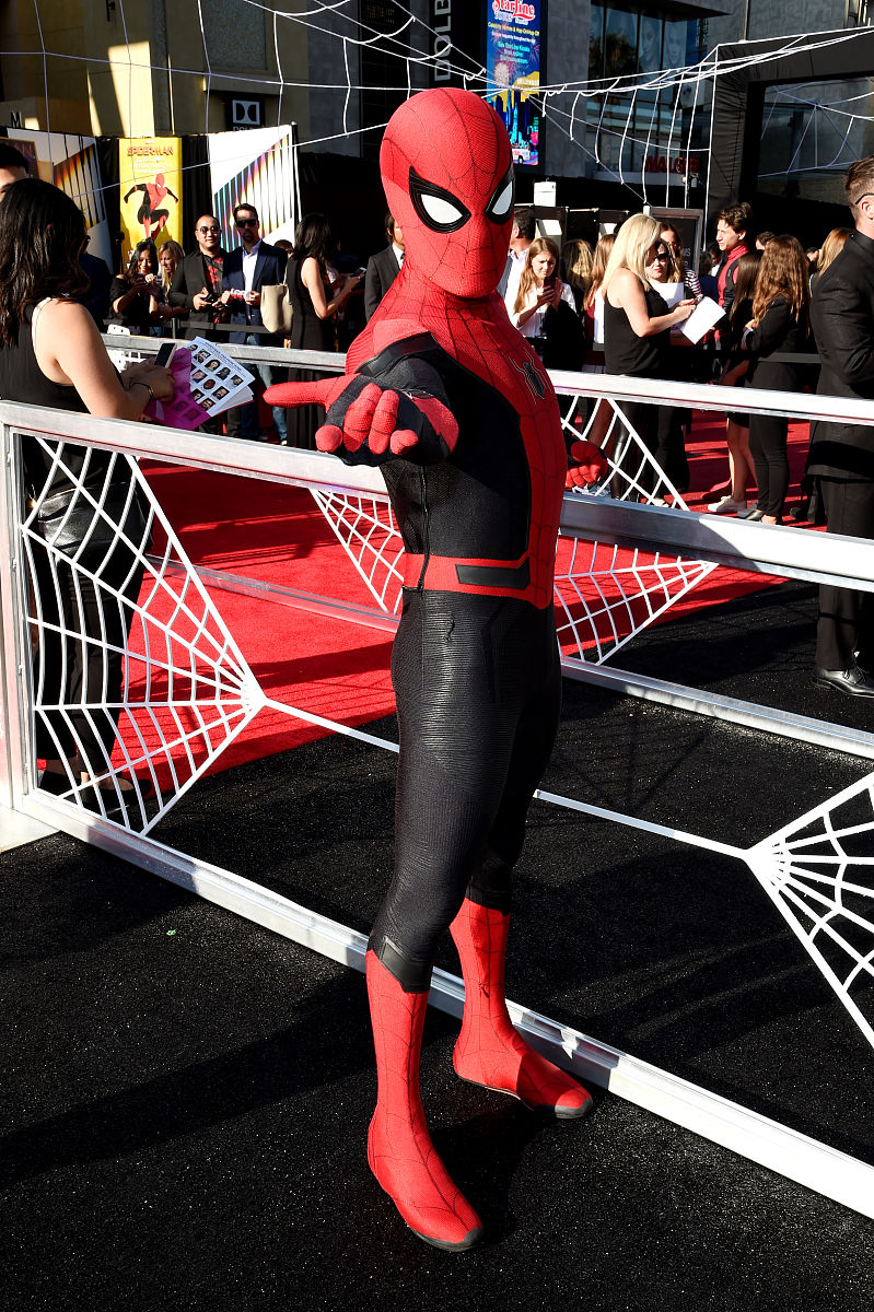 当地时间2019年6月26日,加利福尼亚,电影《蜘蛛侠:英雄远征》(spider-