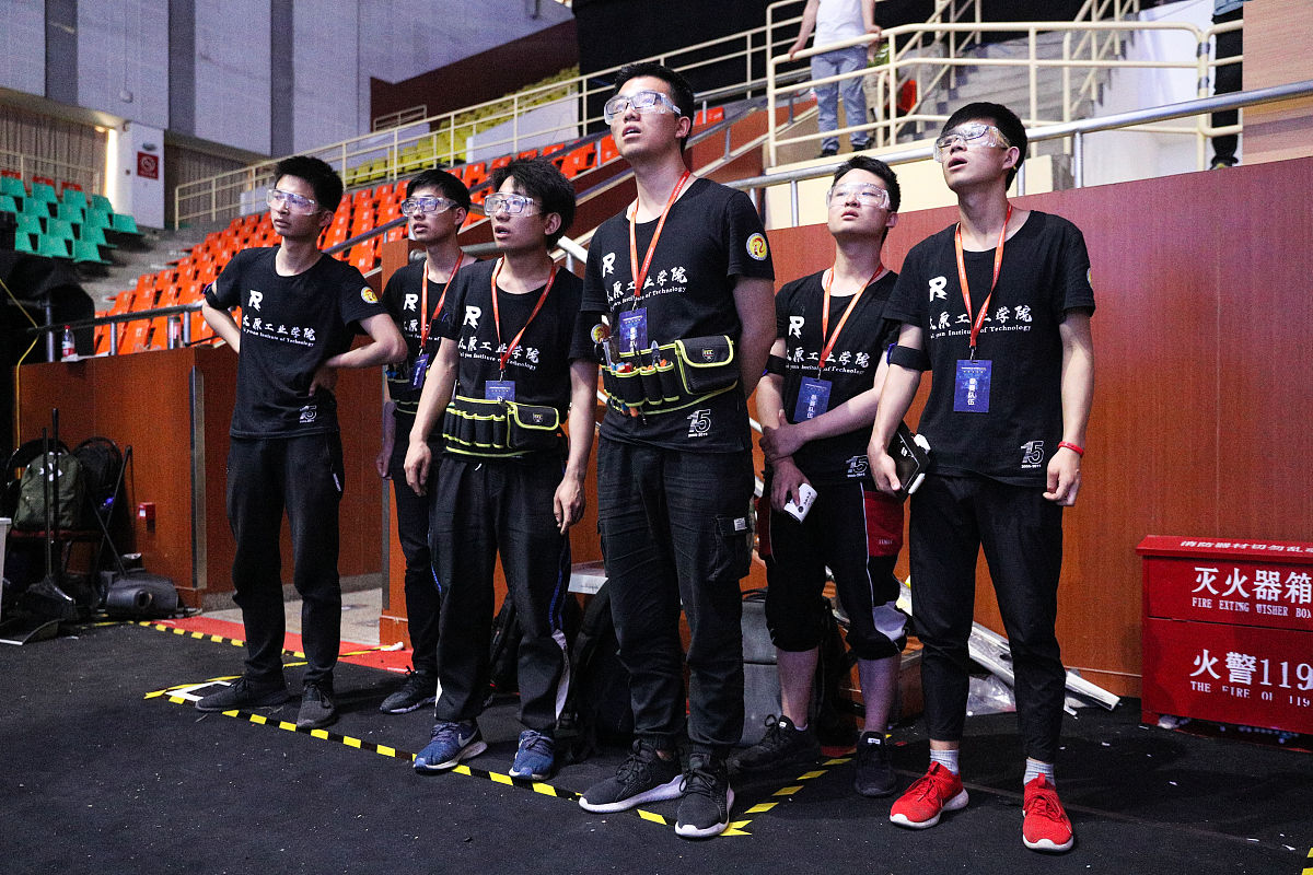 2019年5月26日,陕西西安,2019robomaster机甲大师赛中部分区赛8强:中