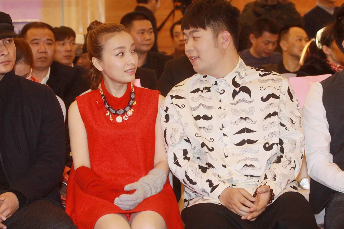 2014年01月17日,北京,电影《我不是李小龙》发布会举行.***_***吴昕,