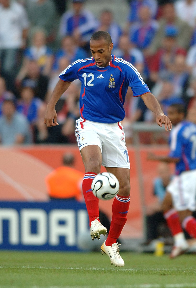 2006年6月23日,世界杯g组,法国2-0击败多哥.亨利  thierry henry, fra