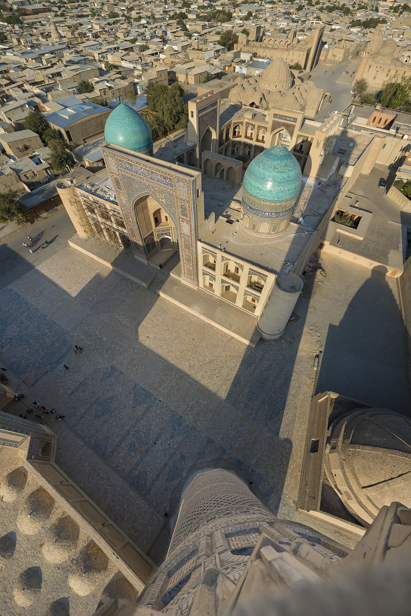built structure,outdoors,islam,bukhara,color image,high angle vi