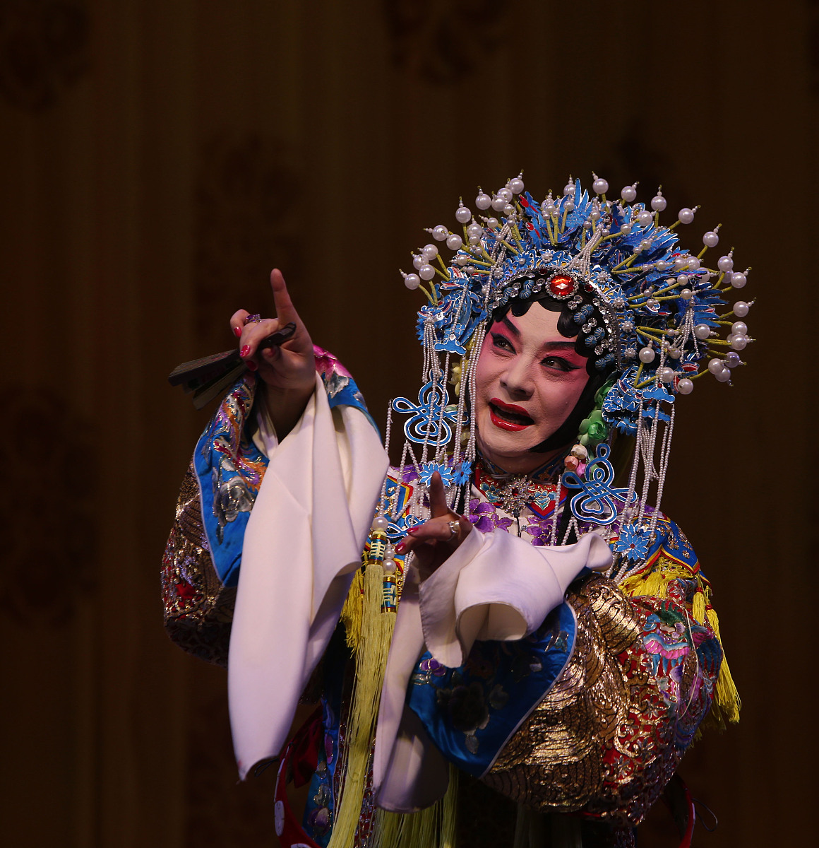 2014年6月22日,西安,纪念梅兰芳诞辰12周年.***_***胡文阁京剧《贵妃