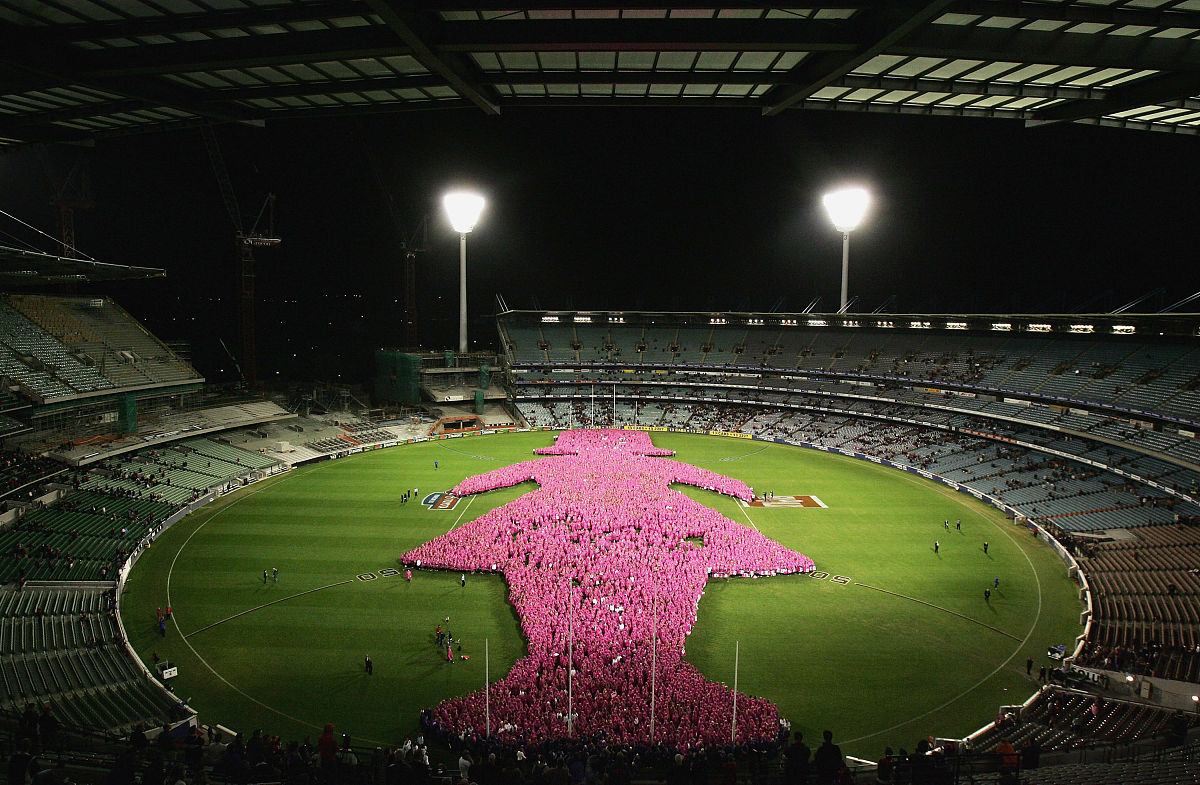 melbourne, australia - may 6: over 10,000 women form the 'field 