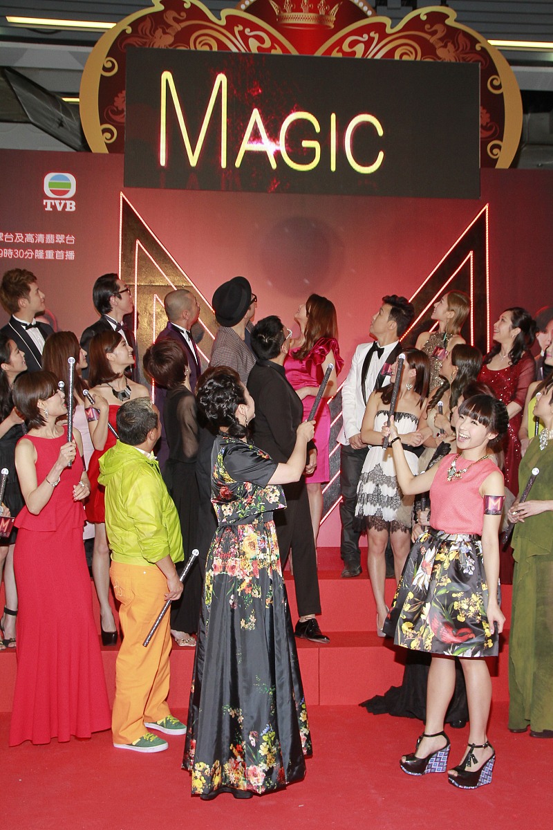 2014年4月19日,香港,无线剧集《女人俱乐部》的m club首映会.***_***