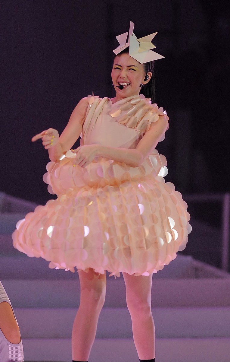 2010年8月28日,北京,孙燕姿《答案是》北京演唱会在首都体育馆举行.  