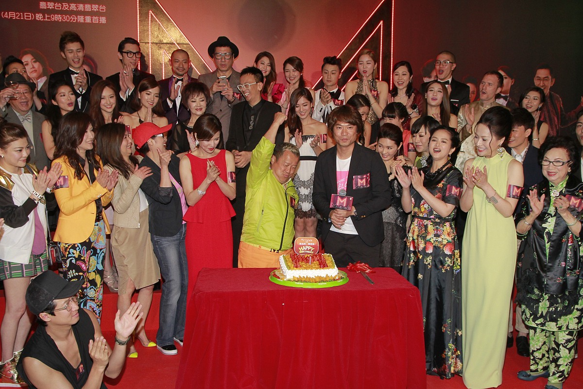 2014年4月19日,香港,无线剧集《女人俱乐部》的m club首映会.***_***