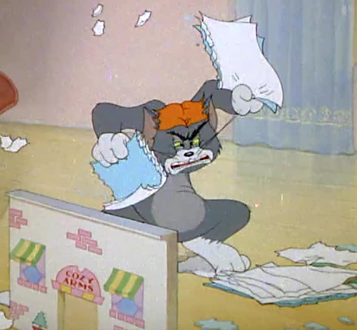 猫和老鼠:生气的汤姆猫要放大招了,最后天使光环都有了哈哈哈