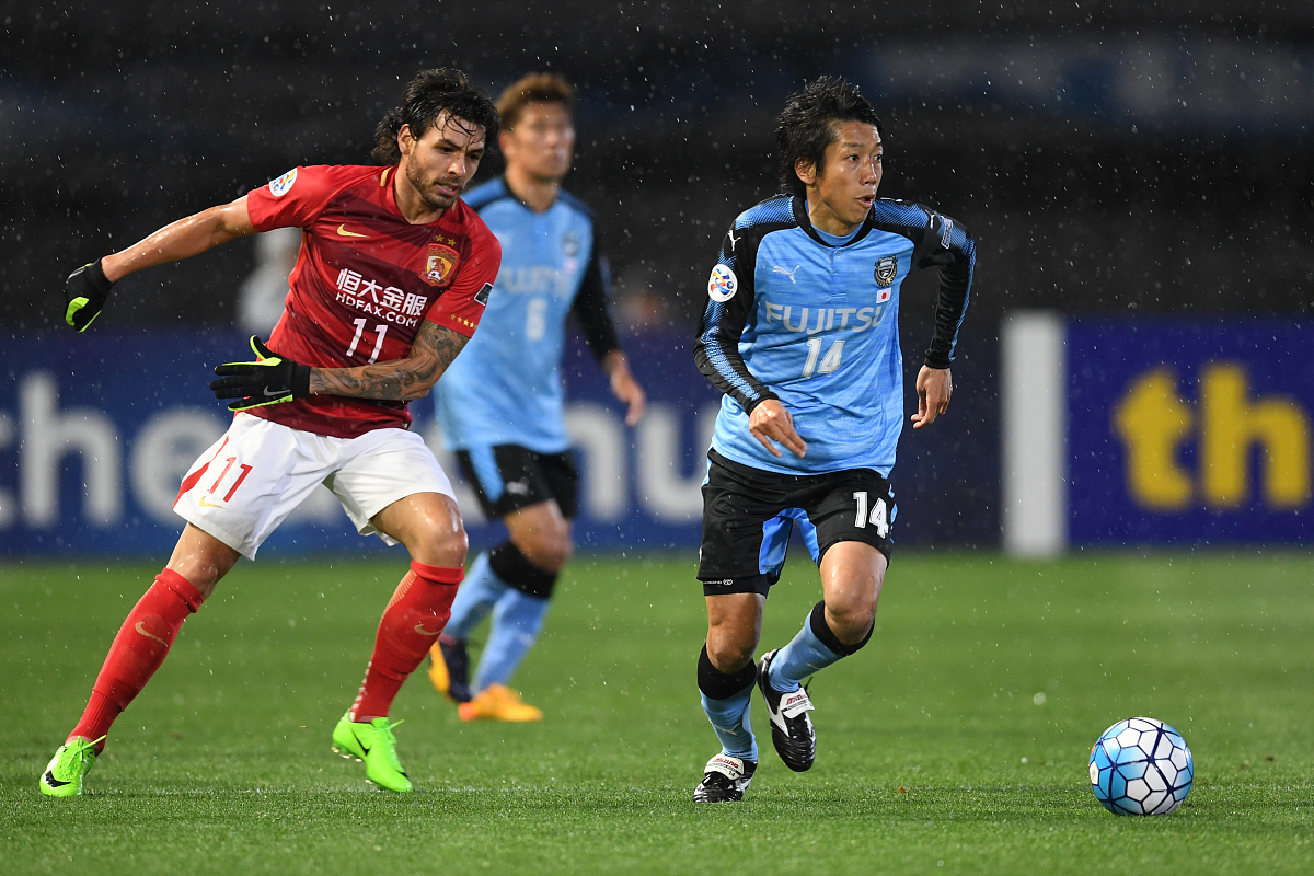 2017亚冠小组赛g组:川崎前锋0-0广州恒大淘宝