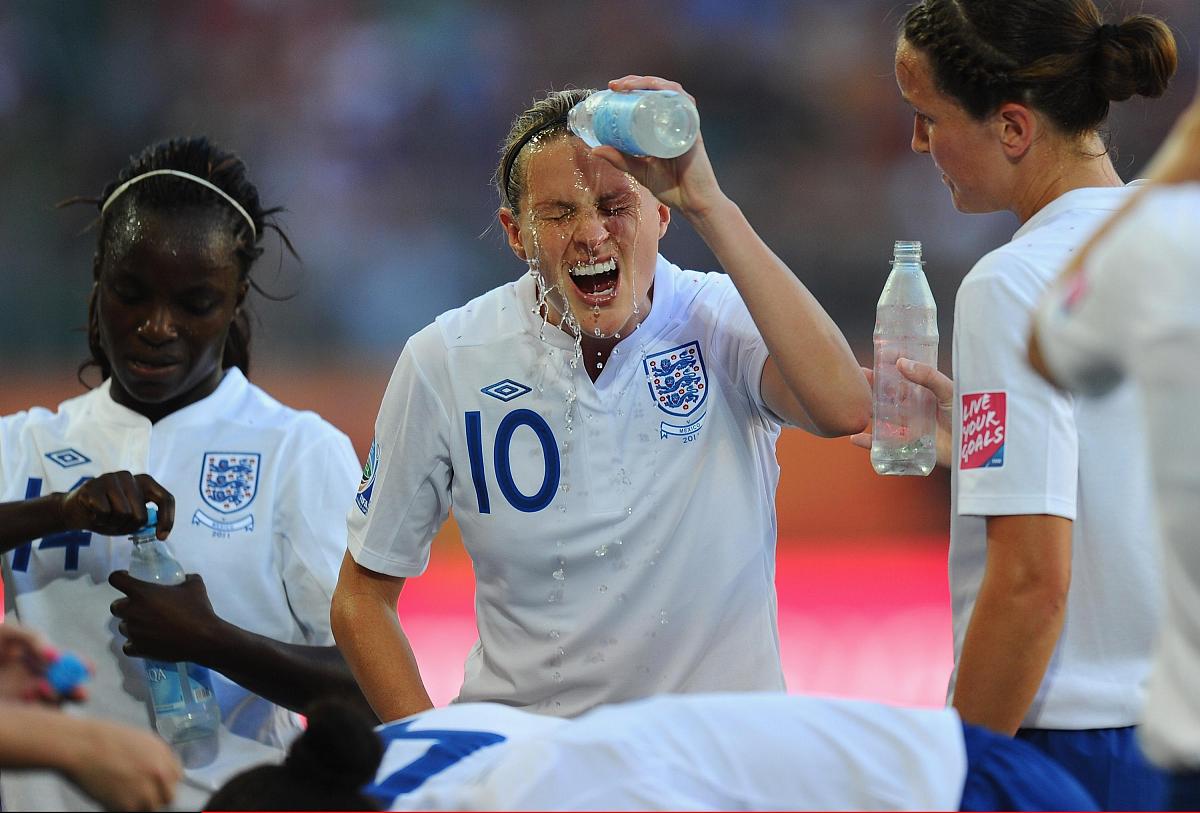 2011年6月27日,德国沃尔夫斯堡,2011女足世界杯b组,墨西哥vs英格兰.**