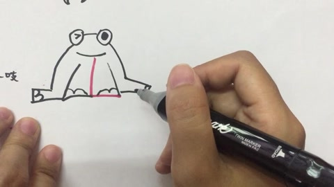 教你用字母L画小青蛙,非常好看