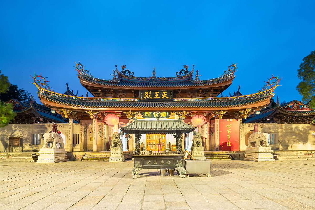 2019年11月19日,厦门市南普陀寺古建筑风光.