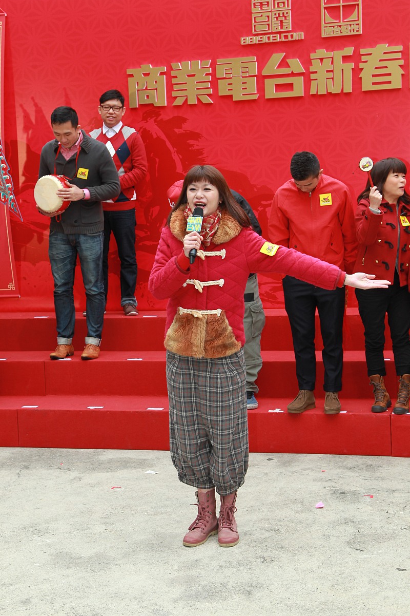 2014年2月11日,香港,明星出席台新春团拜活动.***_***