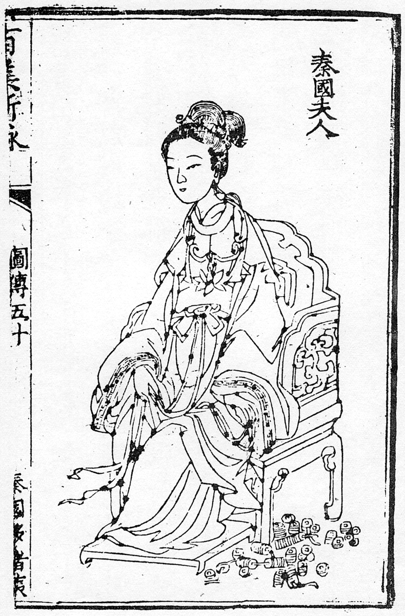 秦国 聪慧 美丽 写一首诗藏在诗歌里