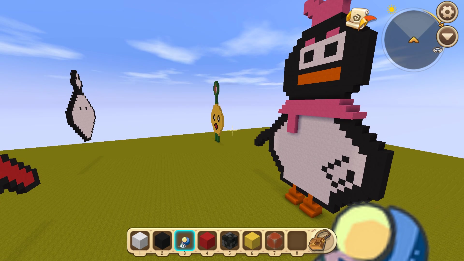 迷你世界 QQ小企鹅跟小猪