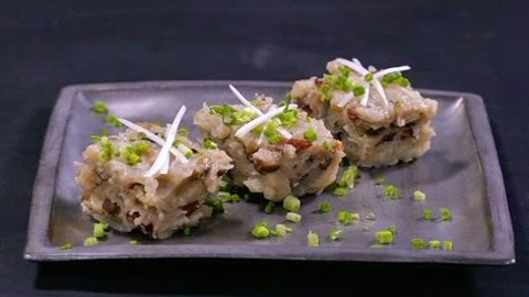 如何自制传统广式点心-萝卜糕