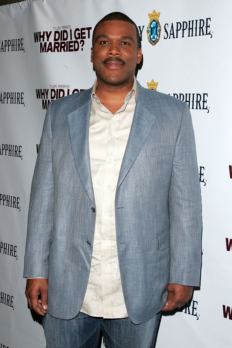 new york - october 09:  actor/director tyler perry arrives at th