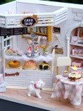手工制作蛋糕店迷你娃娃屋