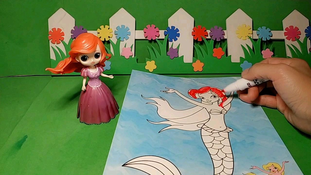 这个涂色画可真好玩