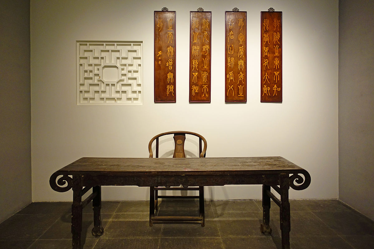 2019年05月28日 清代文人画室复原,南京博物院"江苏古代文明展"文物.