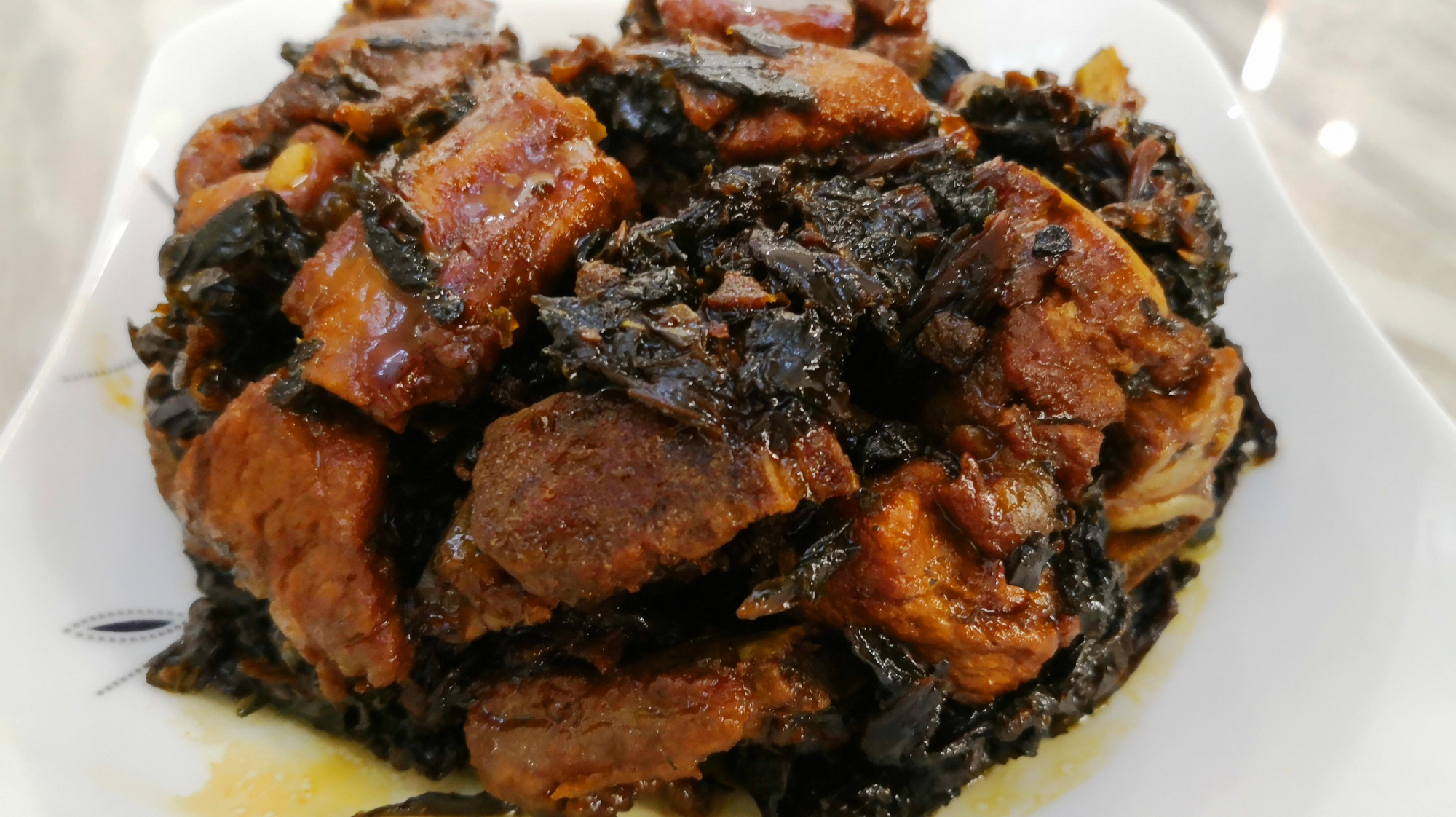 盐菜排骨,家常版做法,简单易学,能吃三碗饭,大家抢着吃