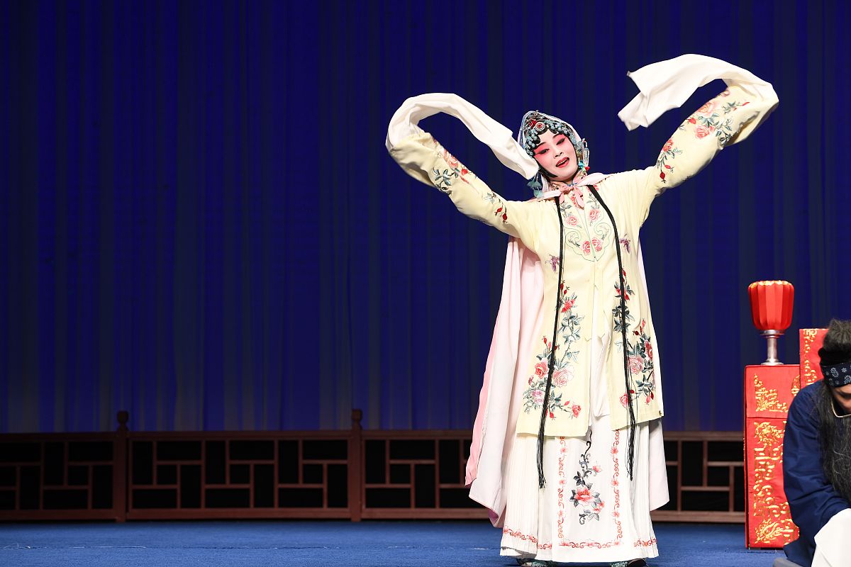 2019年11月23日,江苏苏州,昆剧《贩马记》正在热演.昆剧《贩马记》