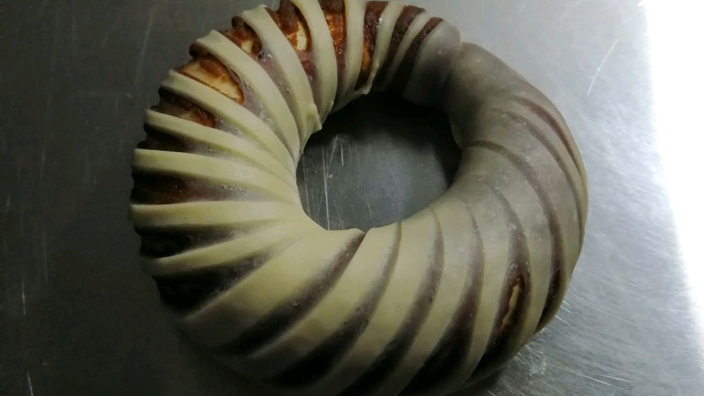 豆沙面包的制作过程