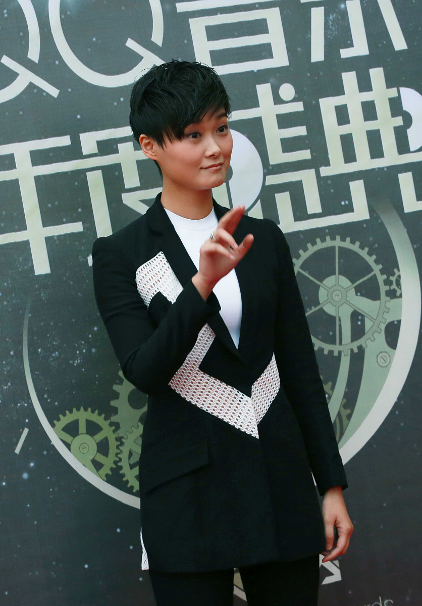 2015年03月25日,广东省深圳市,2015年qq音乐年度盛典颁奖典礼,李宇春