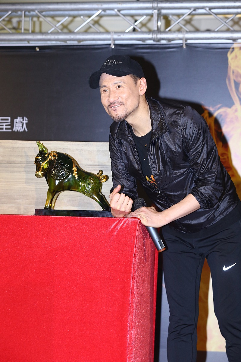 2017年2月19日,台北,张学友世界巡回演唱会庆功仪式.***_***张学友