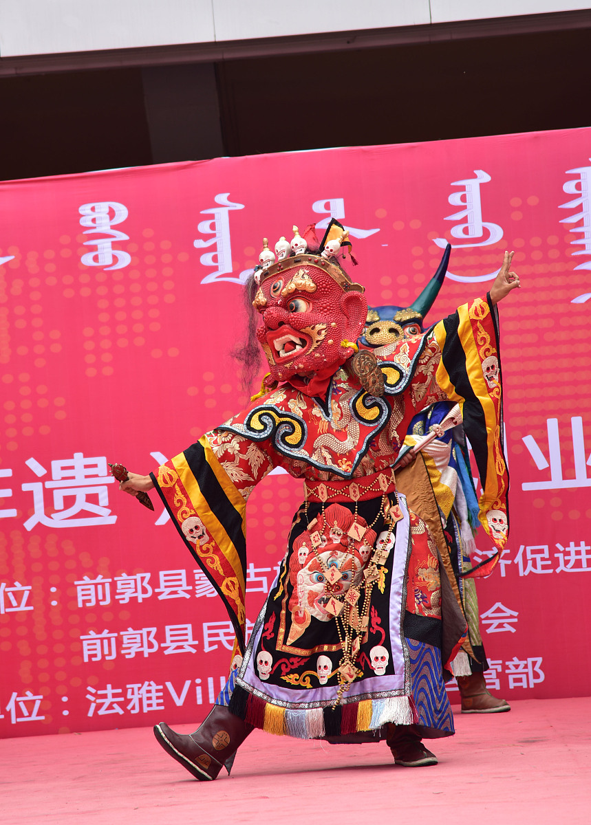 古戈力半面妆