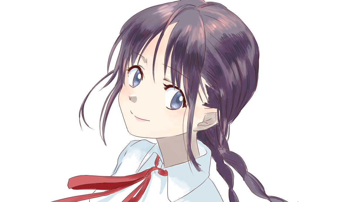 二分钟学会画一个可爱的二次元小女生卡通头像