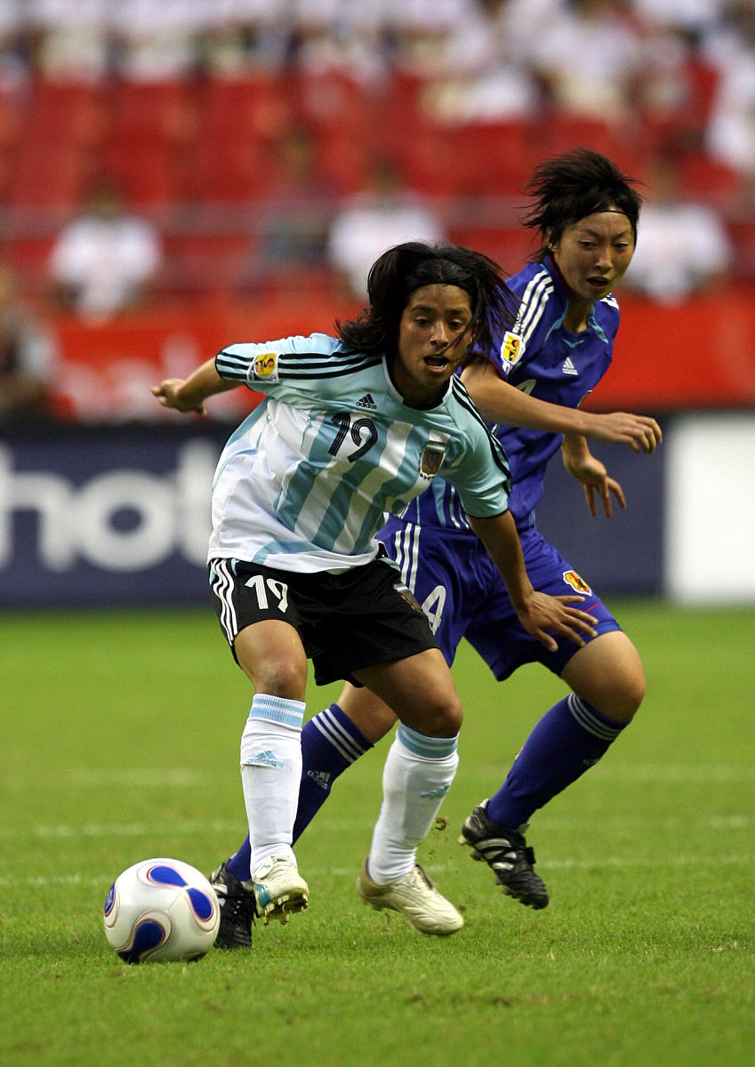 2007年9月14日,中国上海,女足世界杯a组小组赛,阿根廷0-1不敌日本,成