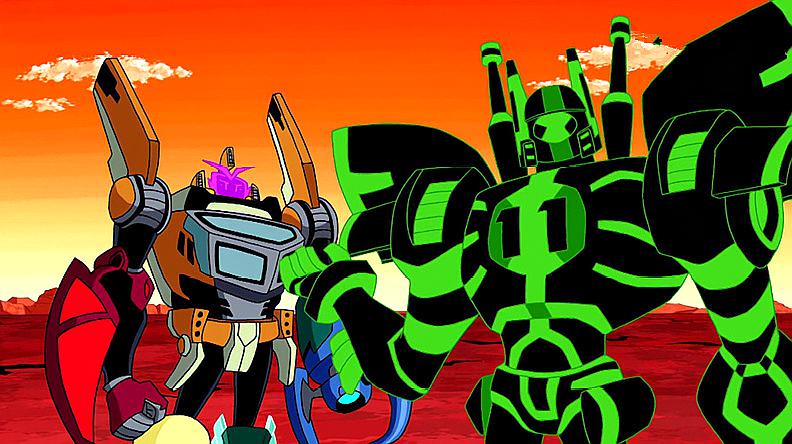 [图]Ben10:变形金刚大战!变形魔酷炫升级,迎战拼装金刚巨人!